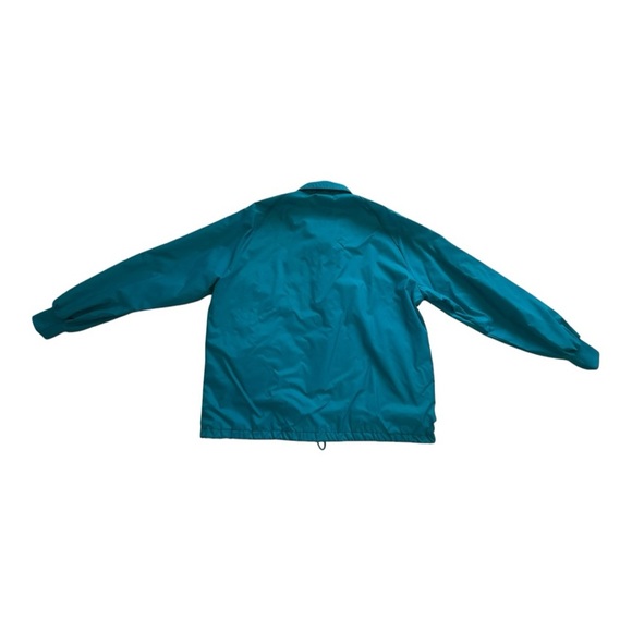 Vintage Coaches Jacket Nylon Snap Button Drawstring Waist Coat  - Size XL - Picture 4 of 14